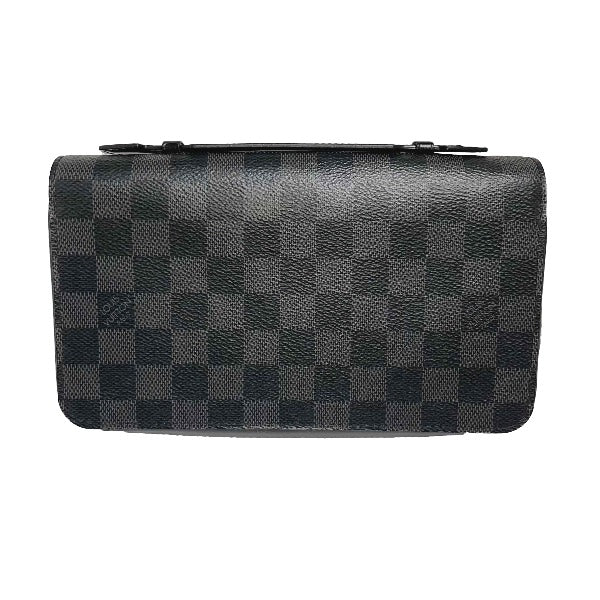 Louis Vuitton LOUIS VUITTON Second Bag
 Long Wallet Damier Graphite Zippy XL Damier Graphite Canvas N41503 Graphite LV
 [SS]
 【second hand】 