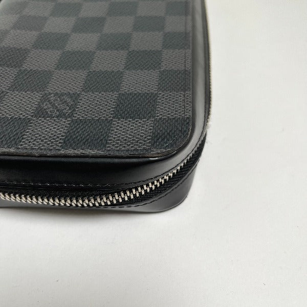 Louis Vuitton LOUIS VUITTON Second Bag
 Long Wallet Damier Graphite Zippy XL Damier Graphite Canvas N41503 Graphite LV
 [SS]
 【second hand】 