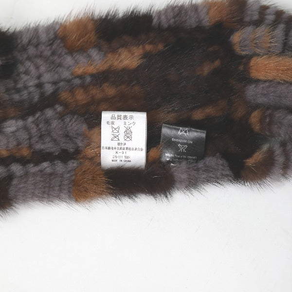 Stole
 Animal Hunting Mink Maslar Brown [SS]
 【second hand】 