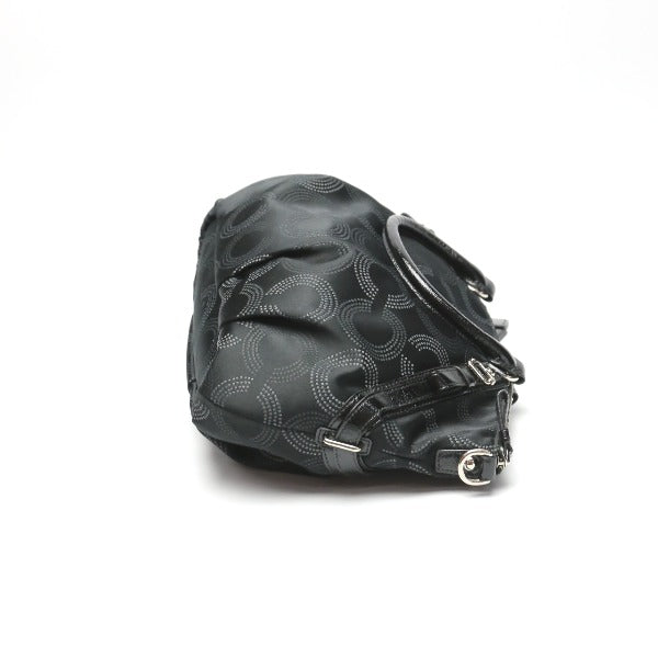 Coach shoulder bag
 Madison Dotted Op Art Sophia Canvas 2WAY Leather 16260 Black [SS]
 【second hand】 