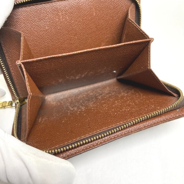 LOUIS VUITTON Bi-fold wallet
 
Porto Papier Zip Monogram Coin Purse Monogram Canvas M61207 Brown LV
 [SS]
 【second hand】 