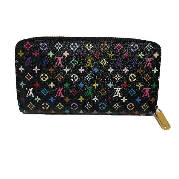 Louis Vuitton LOUIS VUITTON Long Wallet
 Round zipper Monogram Multicolor Zippy Wallet Monogram Canvas M60243 Noir Grenard LV
 [SS]
 【second hand】 