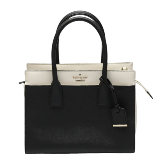 ケイトスペード Kate Spade ハンドバッグ
 ブラック×アイボリー 【SS】
 【中古】