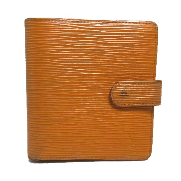 LOUIS VUITTON Bi-fold wallet
 Compact Epi Porto-Bie Mandarin Epi Leather M6355H Orange LV
 [SS]
 【second hand】 