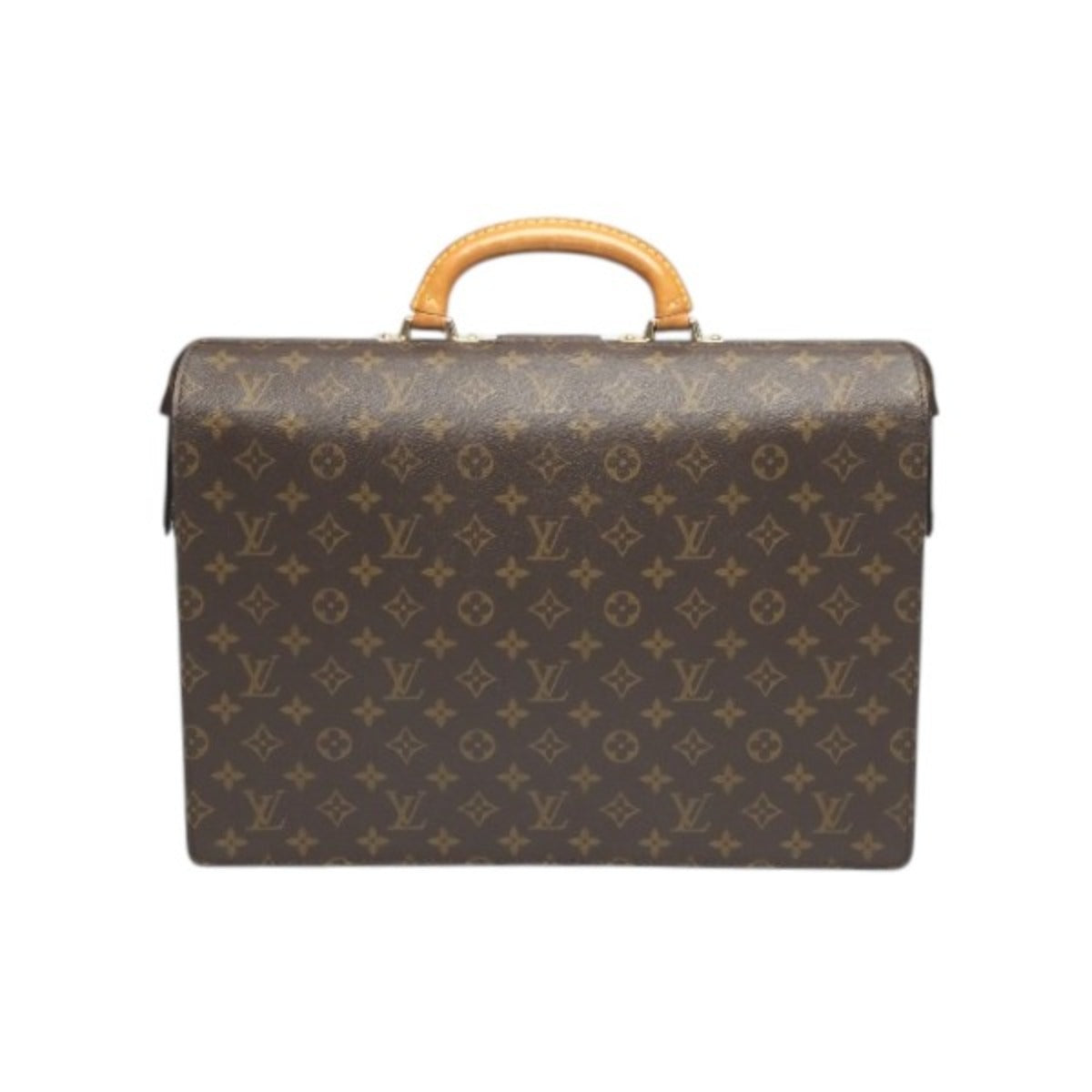 ルイヴィトン LOUIS VUITTON ブリーフケース
 ビジネスバッグ モノグラム セルヴィエット フェルモワール モノグラムキャンバス M53305 ブラウン LV
 【SS】
 【中古】