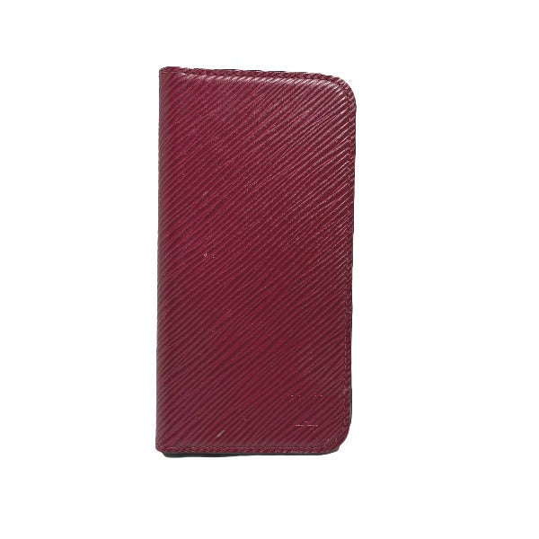 LOUIS VUITTON smartphone case
 Epi Folio Case for iPhone X/XS Epi Leather M64468 Fuchsia LV
 [SS]
 【second hand】 