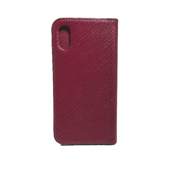 LOUIS VUITTON smartphone case
 Epi Folio Case for iPhone X/XS Epi Leather M64468 Fuchsia LV
 [SS]
 【second hand】 