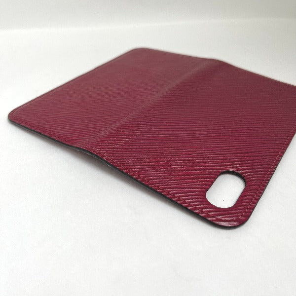 LOUIS VUITTON smartphone case
 Epi Folio Case for iPhone X/XS Epi Leather M64468 Fuchsia LV
 [SS]
 【second hand】 