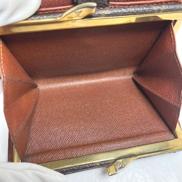 LOUIS VUITTON Bi-fold wallet
 Monogram Porte Monnaie Viennese Wallet with Card Pockets, Monogram Canvas M61663, Brown, LV
 [SS]
 【second hand】