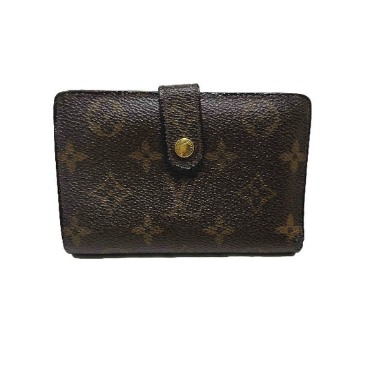 LOUIS VUITTON Bi-fold wallet
 Monogram Porte Monnaie Viennese Wallet with Card Pockets, Monogram Canvas M61663, Brown, LV
 [SS]
 【second hand】