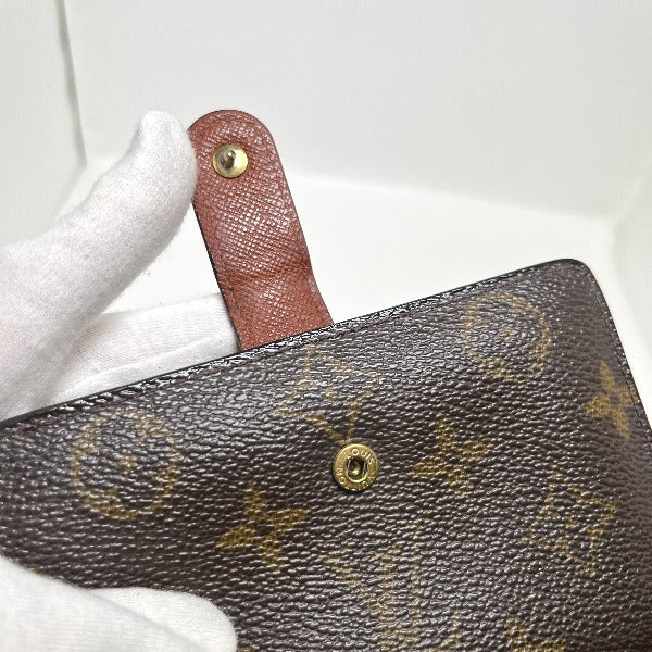 LOUIS VUITTON Bi-fold wallet
 Monogram Porte Monnaie Viennese Wallet with Card Pockets, Monogram Canvas M61663, Brown, LV
 [SS]
 【second hand】