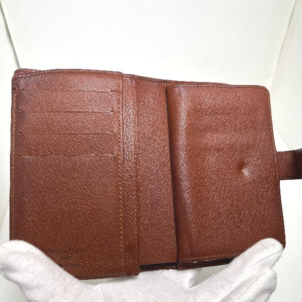 LOUIS VUITTON Bi-fold wallet
 Monogram Porte Monnaie Viennese Wallet with Card Pockets, Monogram Canvas M61663, Brown, LV
 [SS]
 【second hand】