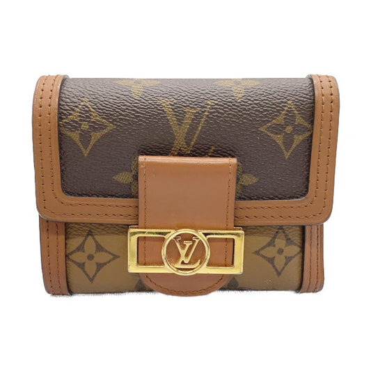 LOUIS VUITTON coin case
 
Portefeuille Dauphine Monogram Compact M68725 Brown LV
 [SS]
 【second hand】 