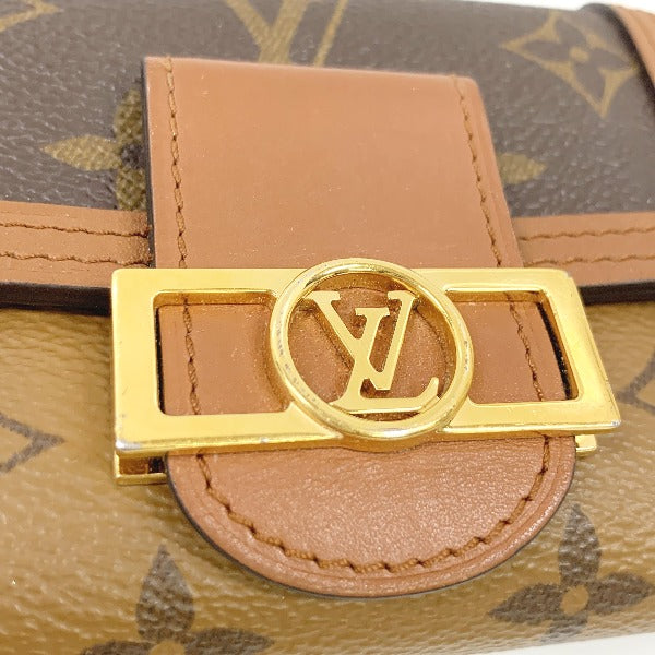 ルイヴィトン LOUIS VUITTON コインケース
 ポルトフォイユ・ドーフィーヌ  モノグラム コンパクト M68725 ブラウン LV
 【SS】
 【中古】