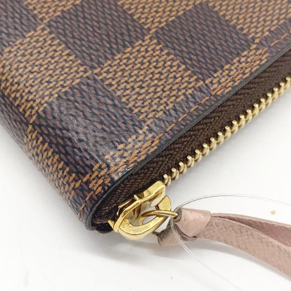 ルイヴィトン LOUIS VUITTON 長財布
 ポルトフォイユ・クレマンス ダミエ ラウンドファスナー ダミエキャンバス N41626 ローズ・バレリーヌ  LV
 【SS】
 【中古】