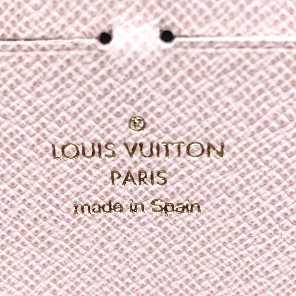 ルイヴィトン LOUIS VUITTON 長財布
 ポルトフォイユ・クレマンス ダミエ ラウンドファスナー ダミエキャンバス N41626 ローズ・バレリーヌ  LV
 【SS】
 【中古】