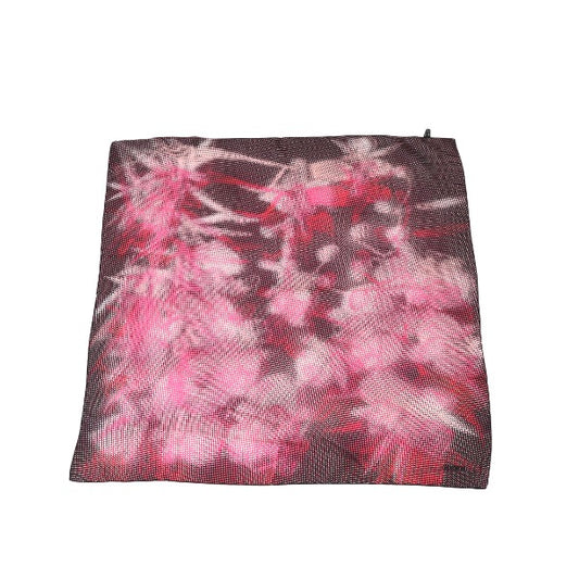 GUCCI Scarf
 100% Silk Scarf Dot Silk Pink x Black [SS]
 【second hand】 