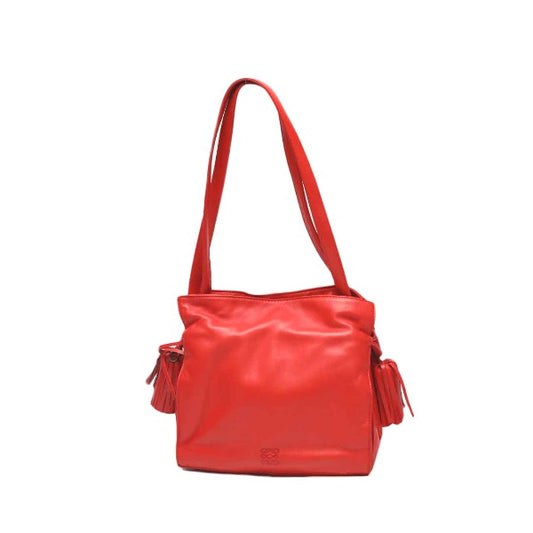 LOEWE shoulder bag
 2WAY Leather Tassel Leather 380 82 E17 Red [SS]
 【second hand】 