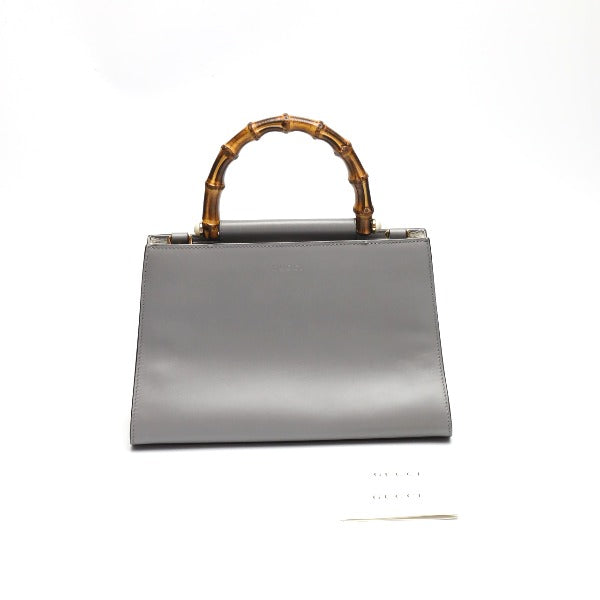 GUCCI handbags
 2WAY BAMBOO BAMBOO 459076 GRAY [SS]
 【second hand】 