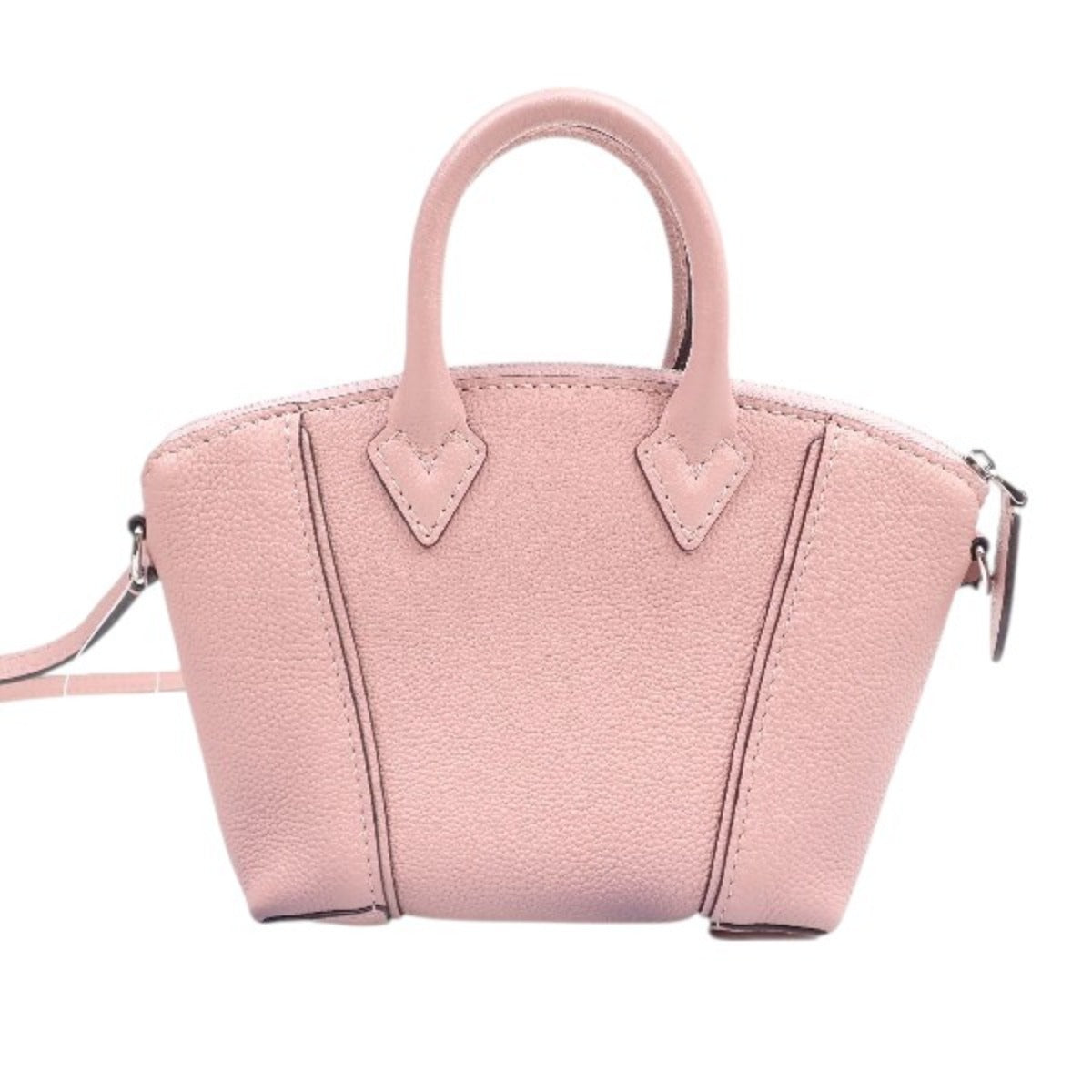 LOUIS VUITTON Shoulder Bag
 Nanolockit Parnassea Leather M61256 Magnolia LV
 [SS]
 【second hand】 