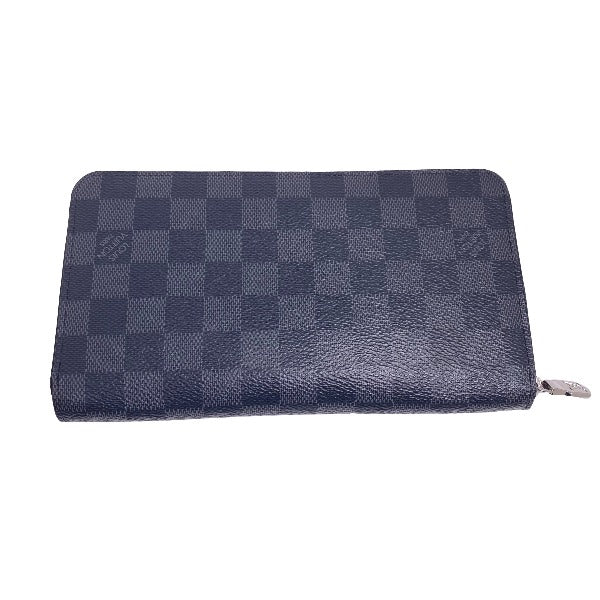 Louis Vuitton LOUIS VUITTON Long Wallet
 Damier Graphite Zippy Organizer NM Damier Graphite Canvas N60111 Graphite LV
 [SS]
 【second hand】 