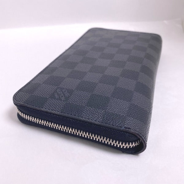 Louis Vuitton LOUIS VUITTON Long Wallet
 Damier Graphite Zippy Organizer NM Damier Graphite Canvas N60111 Graphite LV
 [SS]
 【second hand】 