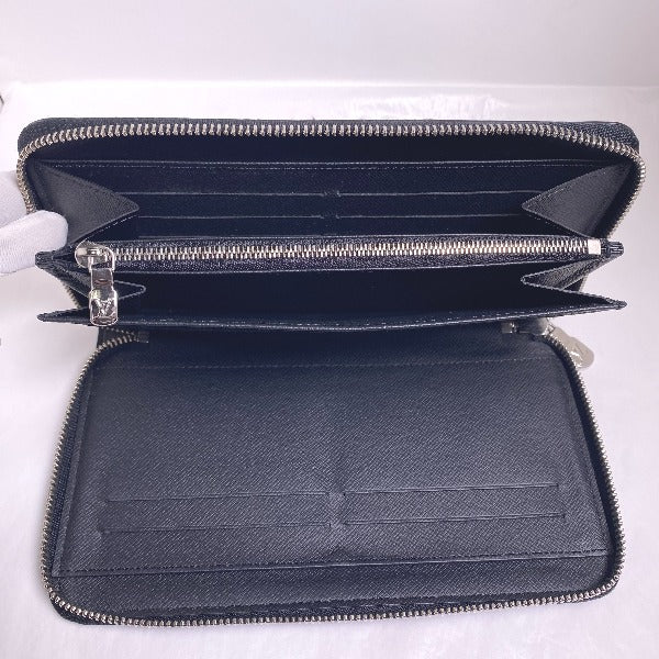 Louis Vuitton LOUIS VUITTON Long Wallet
 Damier Graphite Zippy Organizer NM Damier Graphite Canvas N60111 Graphite LV
 [SS]
 【second hand】 