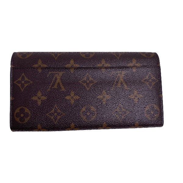 Louis Vuitton LOUIS VUITTON Long Wallet
 Monogram Portefeuille Sarah Monogram Canvas M60531 Brown LV
 [SS]
 【second hand】 