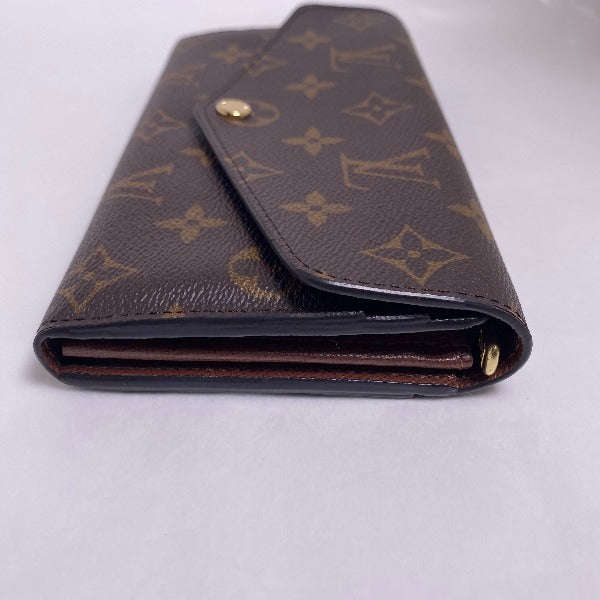 Louis Vuitton LOUIS VUITTON Long Wallet
 Monogram Portefeuille Sarah Monogram Canvas M60531 Brown LV
 [SS]
 【second hand】 