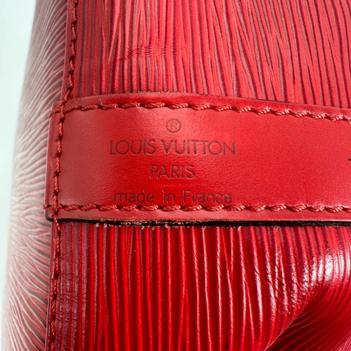 LOUIS VUITTON Shoulder Bag
 Drawstring Epi Petit Noe Epi Leather M44107 Castillian Red LV
 
[SS]
 【second hand】 
