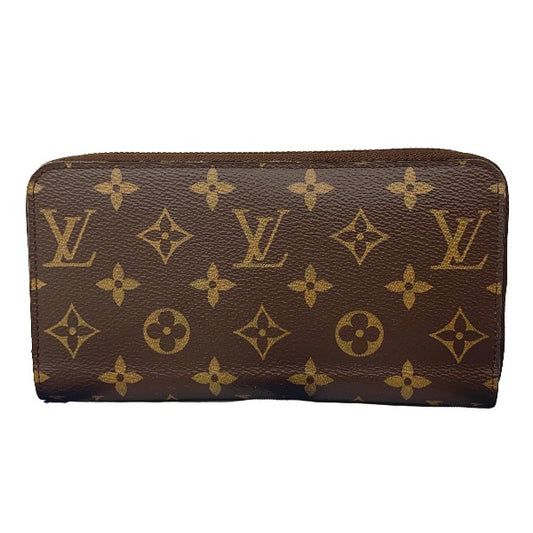 Louis Vuitton LOUIS VUITTON Long Wallet
 Round zipper Monogram Zippy Wallet Monogram Canvas M41895 Fuchsia LV
 [SS]
 【second hand】