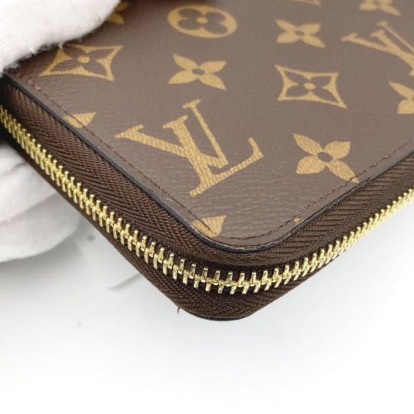 Louis Vuitton LOUIS VUITTON Long Wallet
 Round zipper Monogram Zippy Wallet Monogram Canvas M41895 Fuchsia LV
 [SS]
 【second hand】