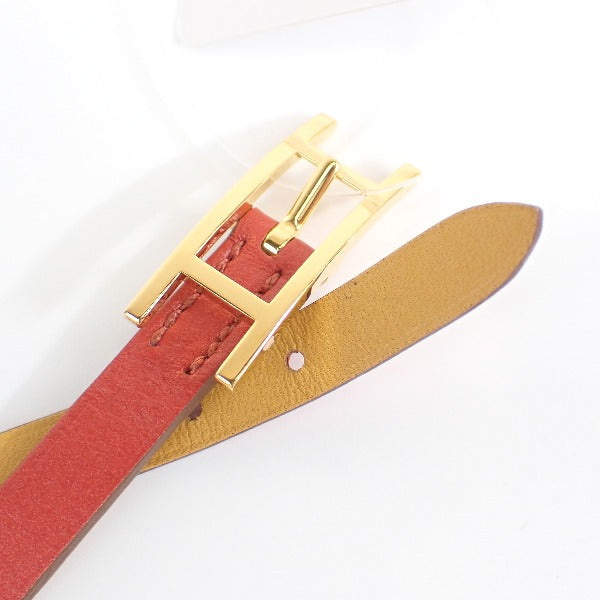 Hermes HERMES Bracelet
 B-Api Double Tour Tadelakt Sanguine Sanguine [SS]
 【second hand】 