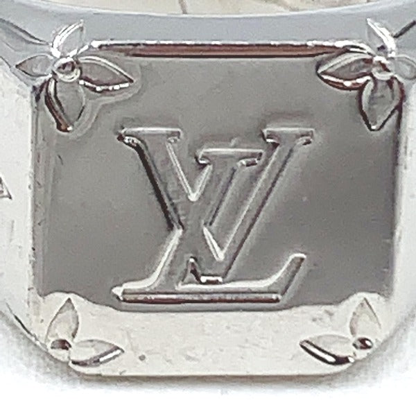 LOUIS VUITTON Rings
 Monogram Signet Ring M62487 Silver LV
 [SS]
 【second hand】 