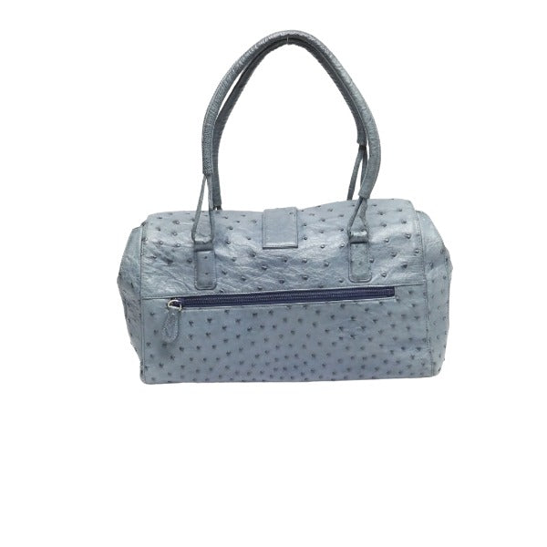 Ostrich handbag
 Ostrich Blue [SS]
 【second hand】 