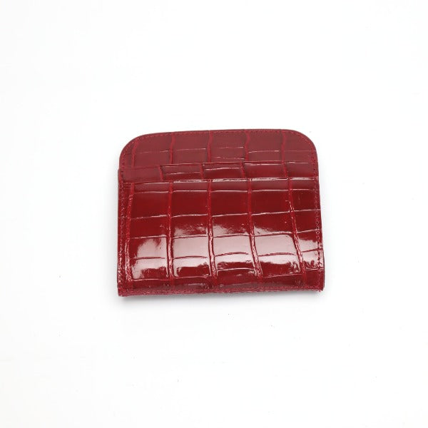 Coin Purse
 Coin purse, crocodile, made by Henlon, crocodile, TS-W47, cassis [SS] 