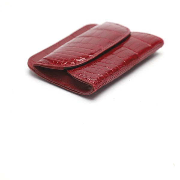 Coin Purse
 Coin purse, crocodile, made by Henlon, crocodile, TS-W47, cassis [SS] 