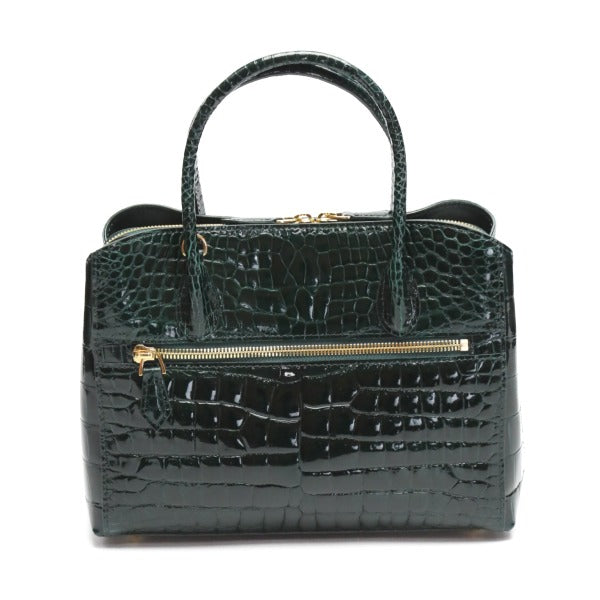 Crocodile handbag
 Shining Croc Porosus Cyprus 2WAY HO5967 Green [SS] 