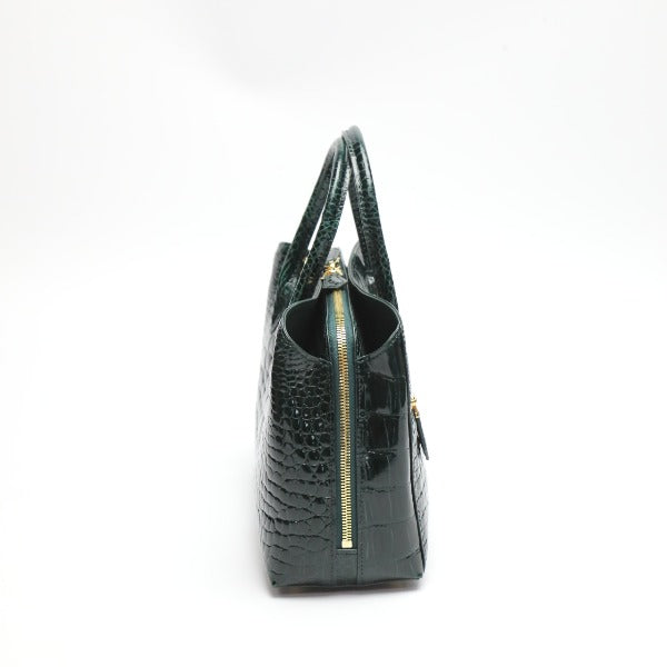 Crocodile handbag
 Shining Croc Porosus Cyprus 2WAY HO5967 Green [SS] 