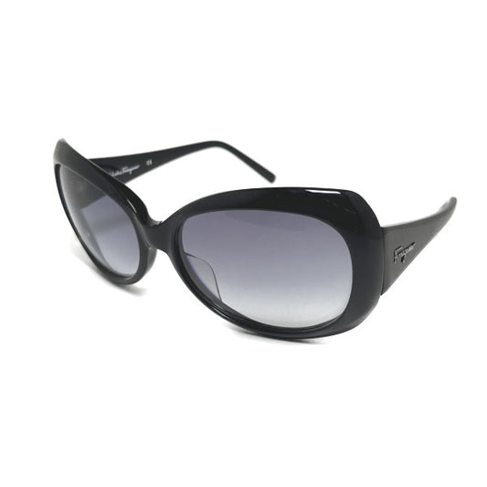 Salvatore Ferragamo Sunglasses
 2162 Plastic 2162-101/11 Black [SS]
 【second hand】 