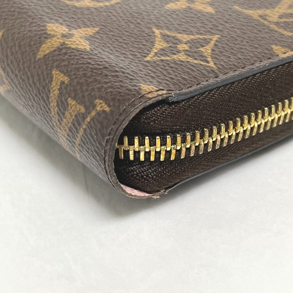 Louis Vuitton LOUIS VUITTON Long Wallet
 Round zipper Monogram Zippy Wallet Monogram Canvas M41894 Rose Ballerine LV
 [SS]
 【second hand】 