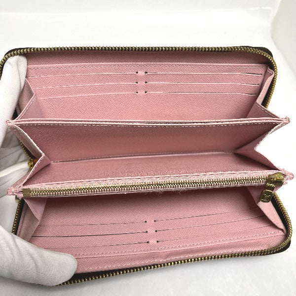 Louis Vuitton LOUIS VUITTON Long Wallet
 Round zipper Monogram Zippy Wallet Monogram Canvas M41894 Rose Ballerine LV
 [SS]
 【second hand】 