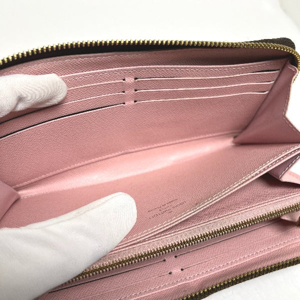 Louis Vuitton LOUIS VUITTON Long Wallet
 Round zipper Monogram Zippy Wallet Monogram Canvas M41894 Rose Ballerine LV
 [SS]
 【second hand】 