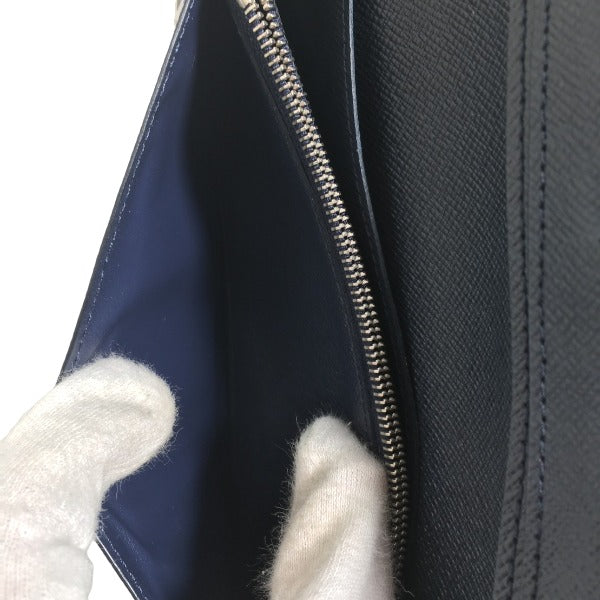 ルイヴィトン LOUIS VUITTON 長財布
 ポルトフォイユブラザ エピ 二つ折り長財布 小銭入れ付き エピレザー M61816 ブルーマリーヌ LV
 【SS】
 【中古】