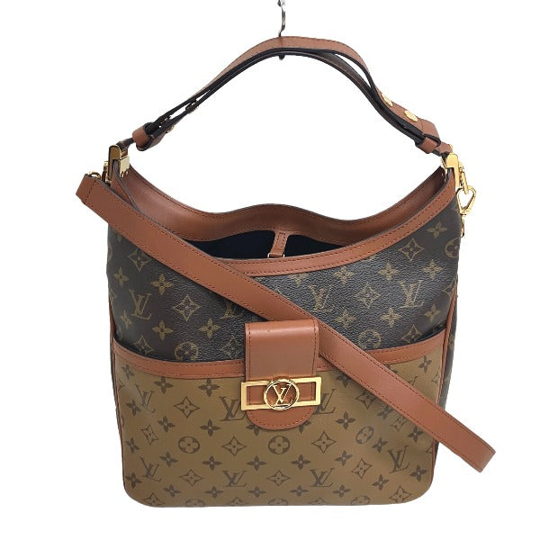 LOUIS VUITTON Shoulder Bag
 Shoulder bag Monogram Reverse Hobo Dauphine MM Monogram canvas M45195 LV
 [SS]
 【second hand】 