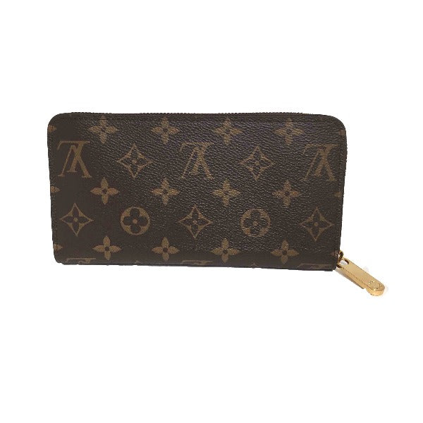 Louis Vuitton LOUIS VUITTON Long Wallet
 Round zipper Monogram Zippy Wallet Monogram Canvas M41896 Coquelicot LV
 [SS]
 【second hand】 