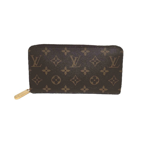 Louis Vuitton LOUIS VUITTON Long Wallet
 Round zipper Monogram Zippy Wallet Monogram Canvas M41896 Coquelicot LV
 [SS]
 【second hand】 