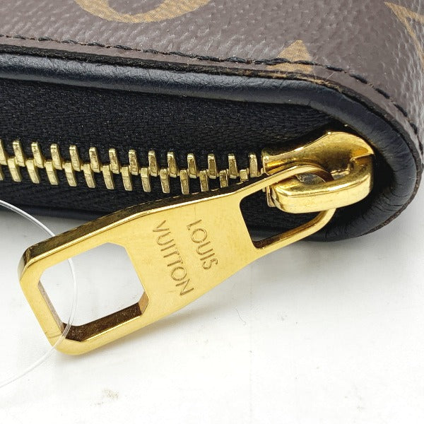 Louis Vuitton LOUIS VUITTON Long Wallet
 
Round Zipper Monogram Zippy Wallet Monogram Canvas M61855 Noir LV
 [SS]
 【second hand】 