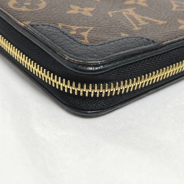 Louis Vuitton LOUIS VUITTON Long Wallet
 
Round Zipper Monogram Zippy Wallet Monogram Canvas M61855 Noir LV
 [SS]
 【second hand】 