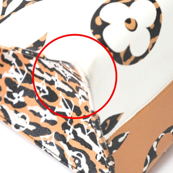 LOUIS VUITTON Tote Bag
 2WAY Monogram Jungle On the Go GM M44675 Orange/White LV
 [SS]
 【second hand】 